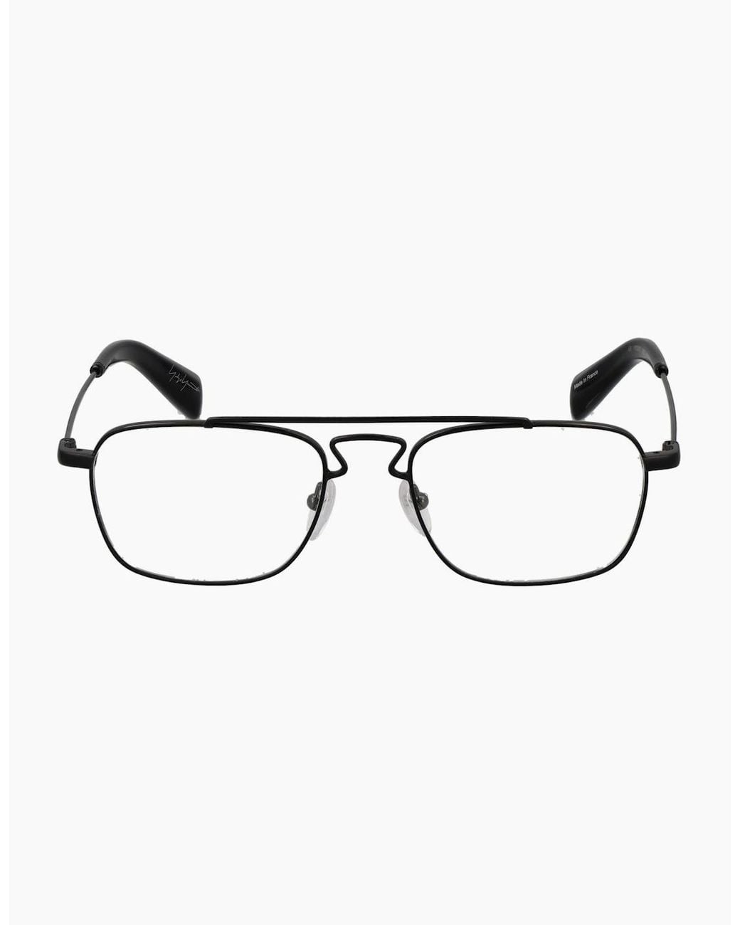 Yohji Yamamoto Black Optical Frame Yy3005 002 51 for men