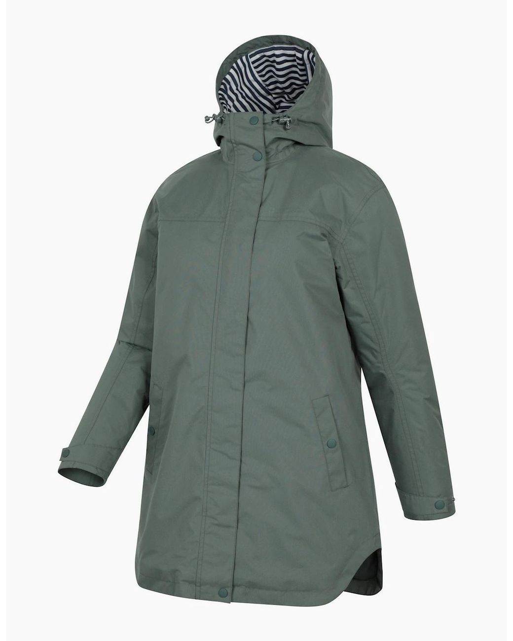 Mountain Warehouse Green Ladies Riviera Padded Waterproof Jacket