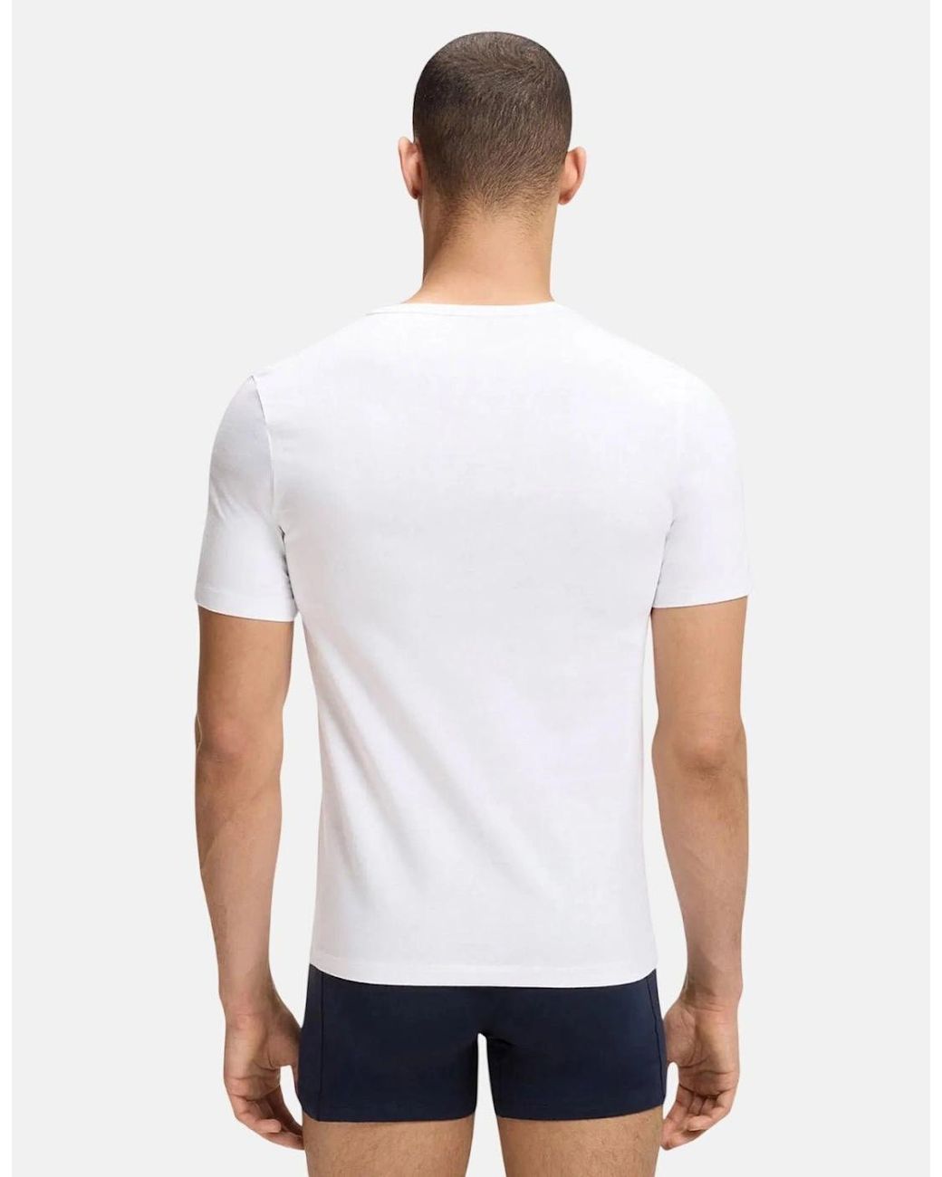 Boss White Boss 3-Pack Cotton T-Shirts for men