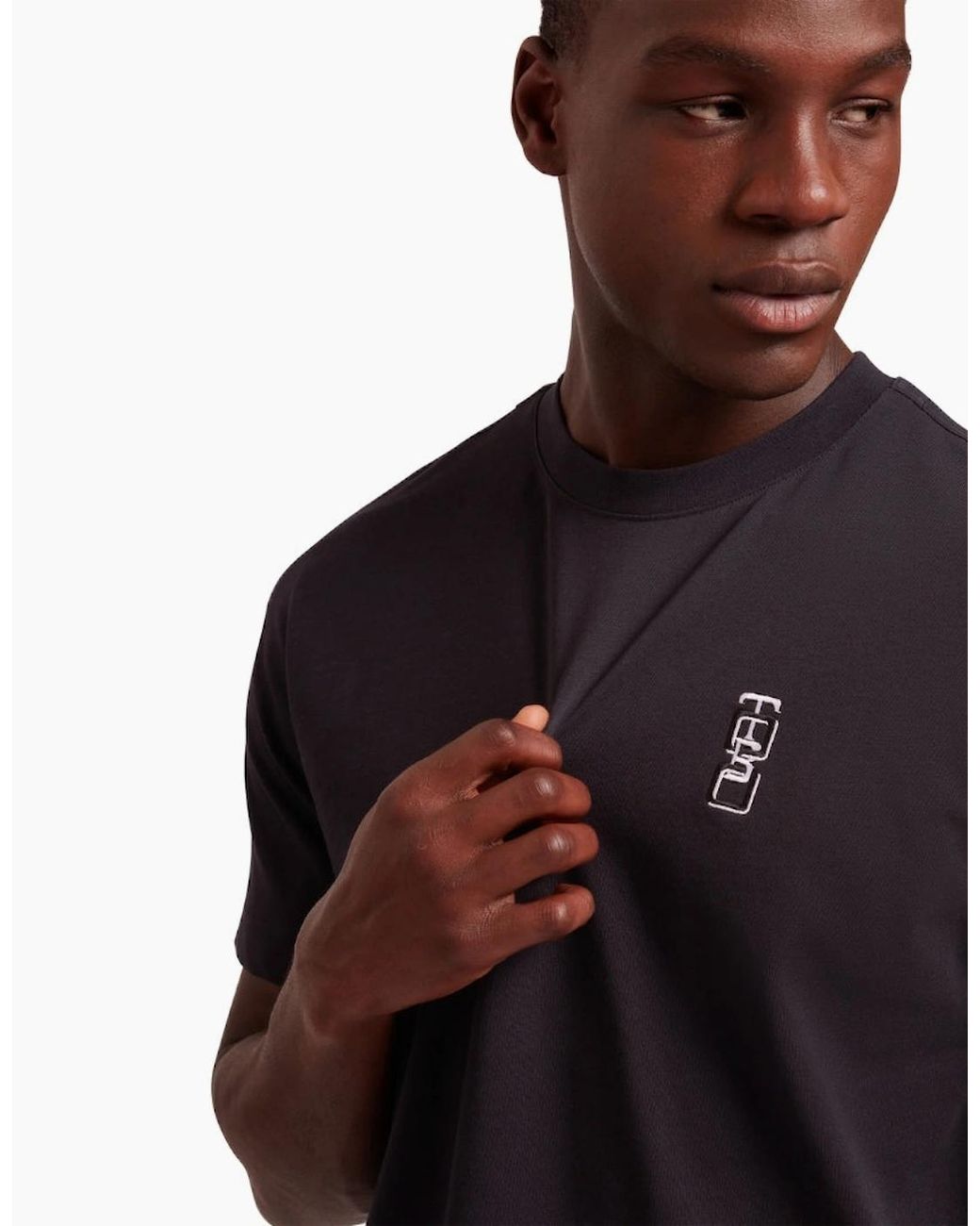 Ted Baker Black Kuyrt Branded T-Shirt for men