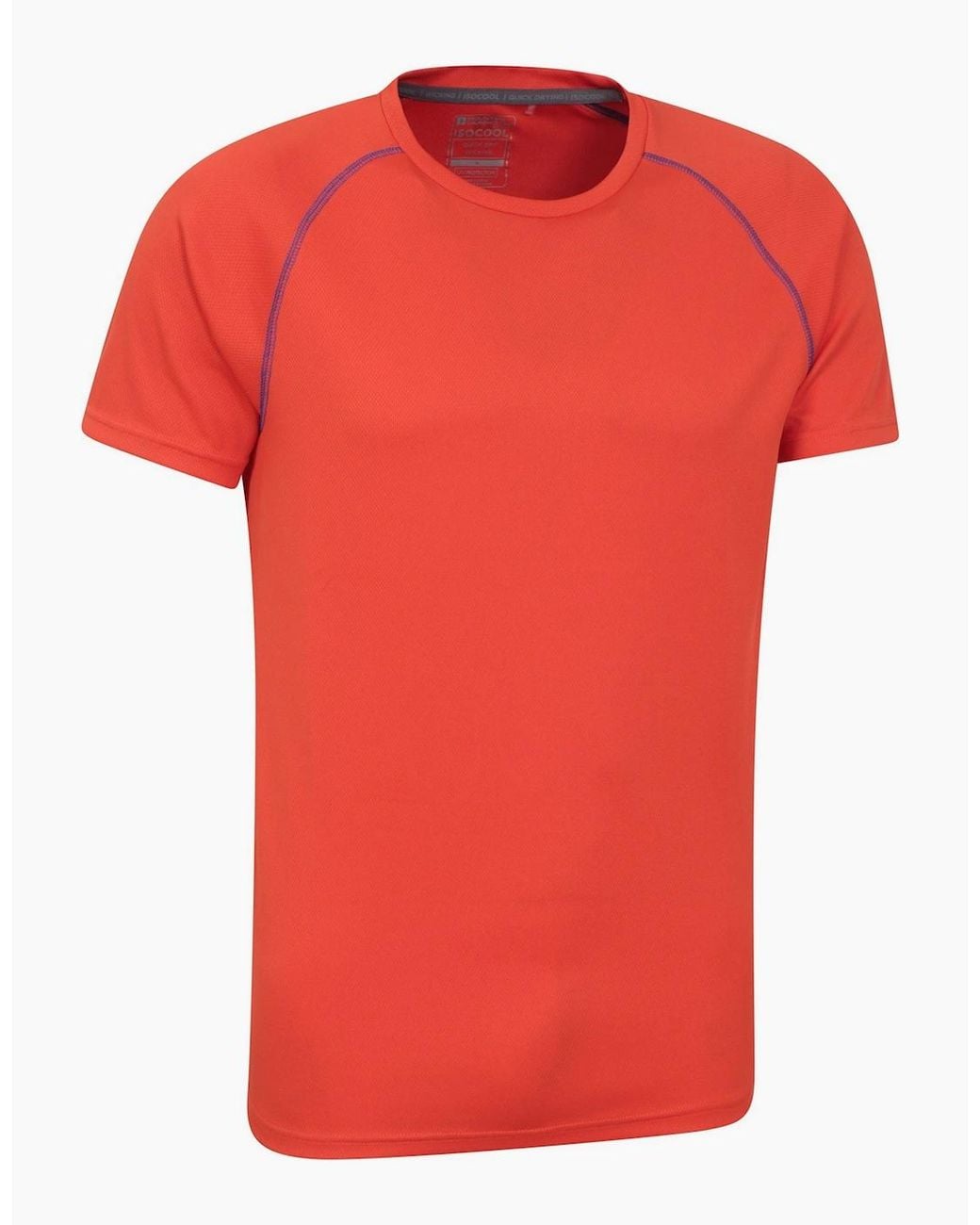 Mountain Warehouse Red Endurance Isocool T-Shirt for men