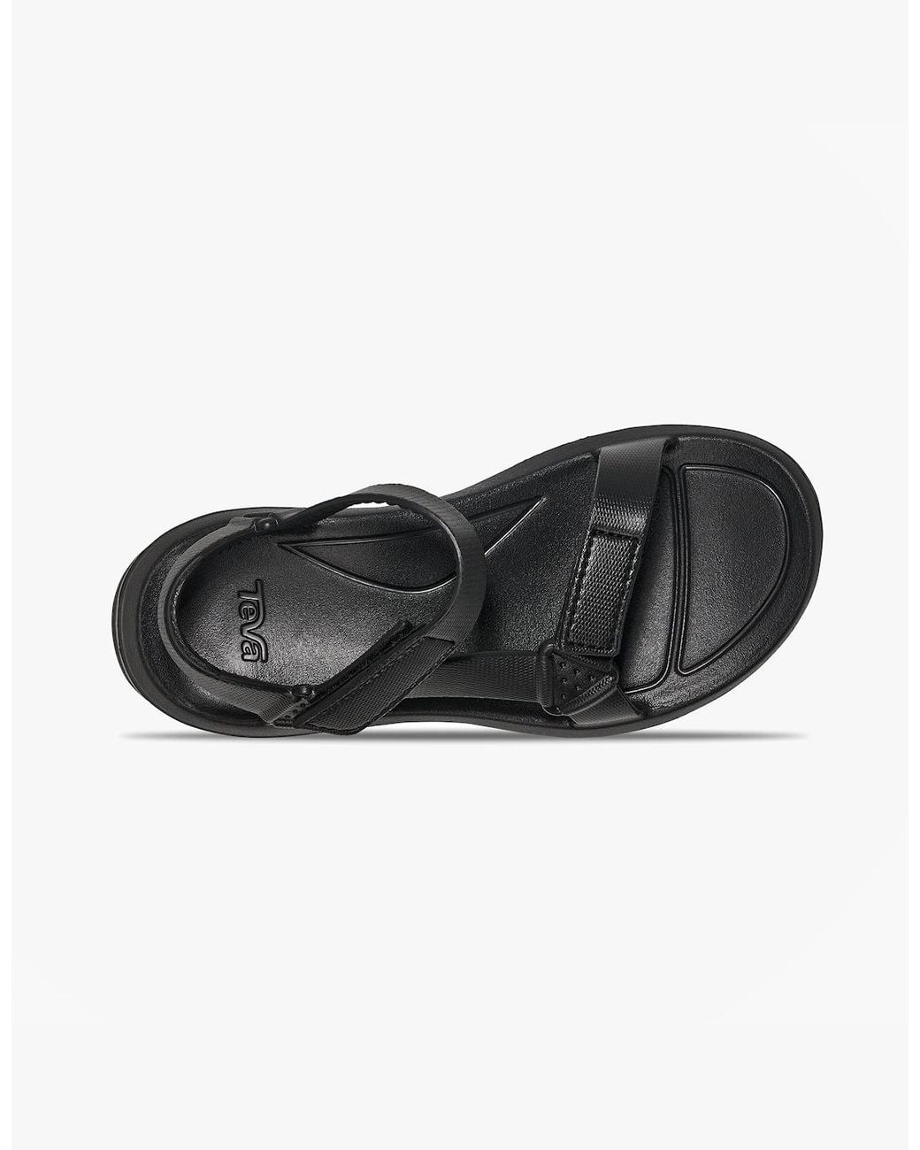 Teva Black Apreaqua Drift Low Heeled Sandals