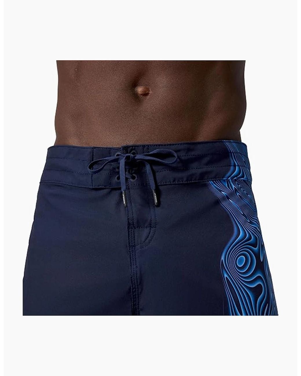 Speedo Blue Lookout Swirl Boardshorts for men