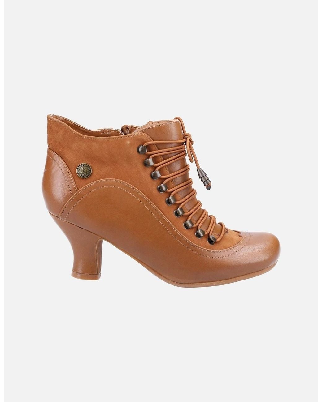 Hush Puppies Brown Vivianna Heeled Boot