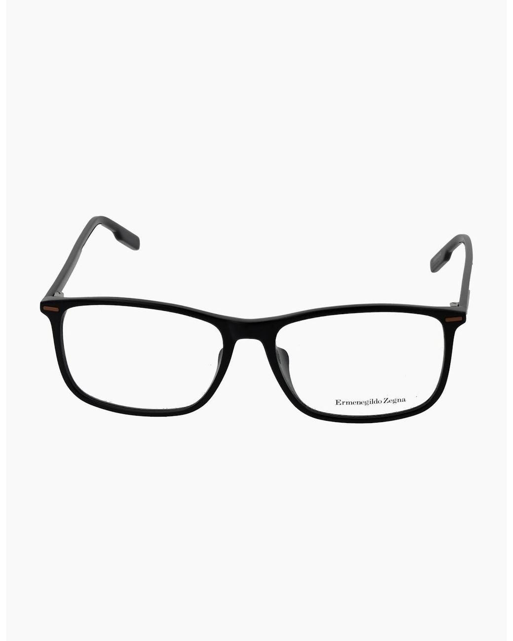 Zegna Brown Optical Frame Ez5236-F 001 57 for men