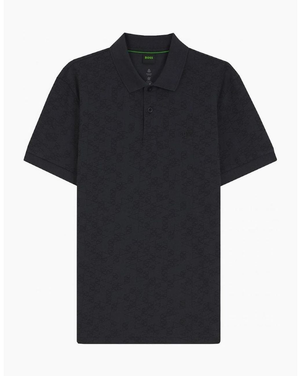 Boss Black All Over Print Polo Shirt for men