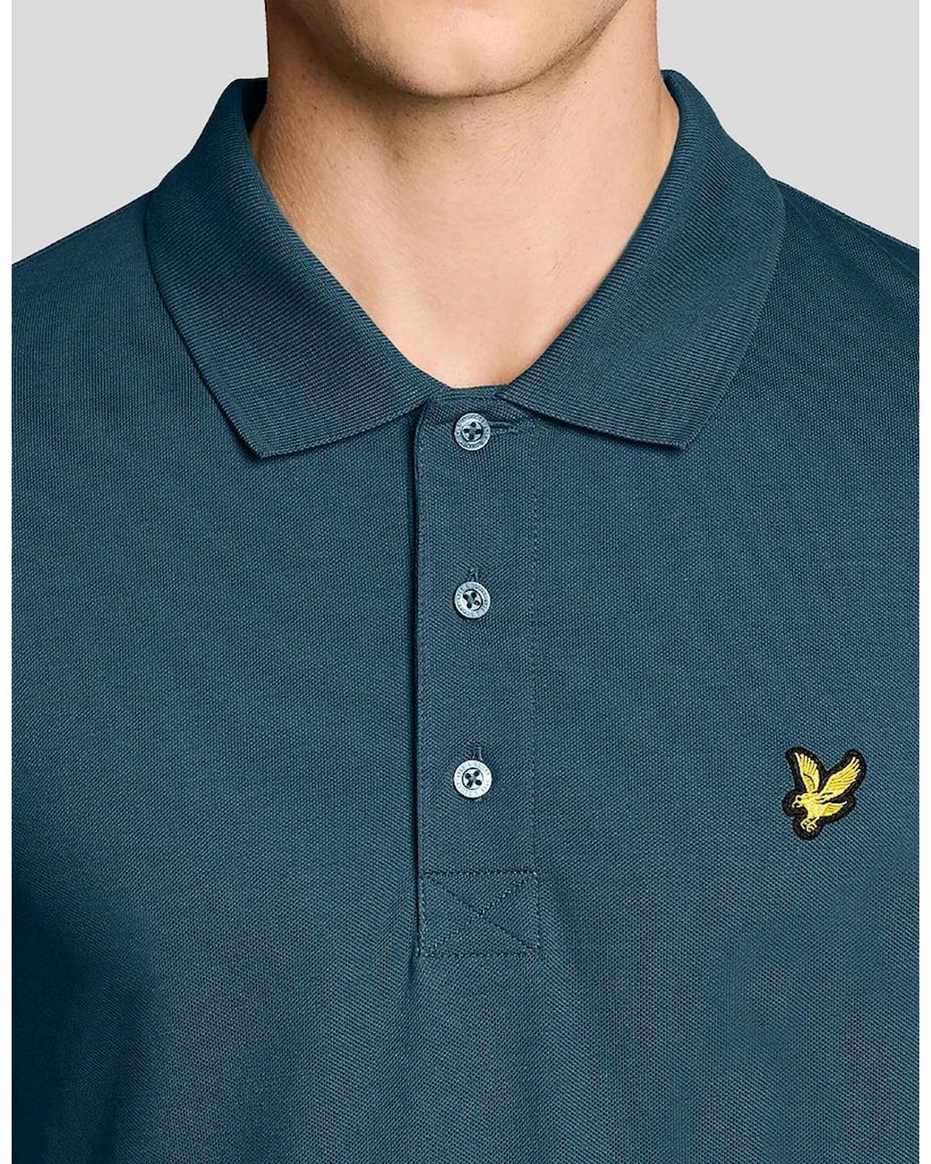 Lyle & Scott Blue Everyday Cotton Polo Shirt for men