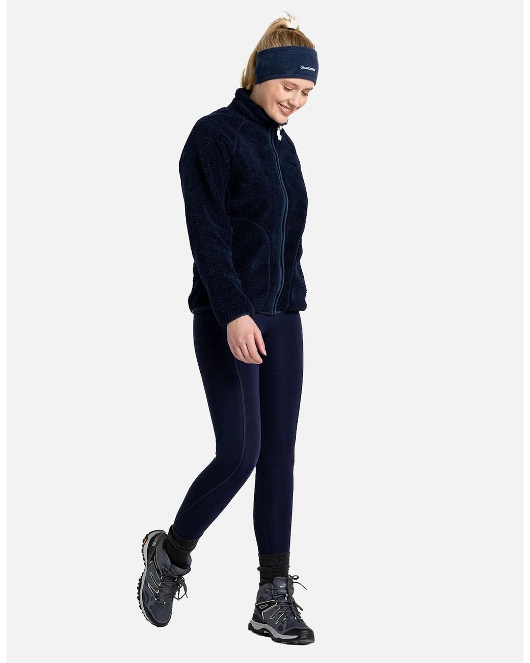 Craghoppers Blue Ladies Compression Thermal Leggings
