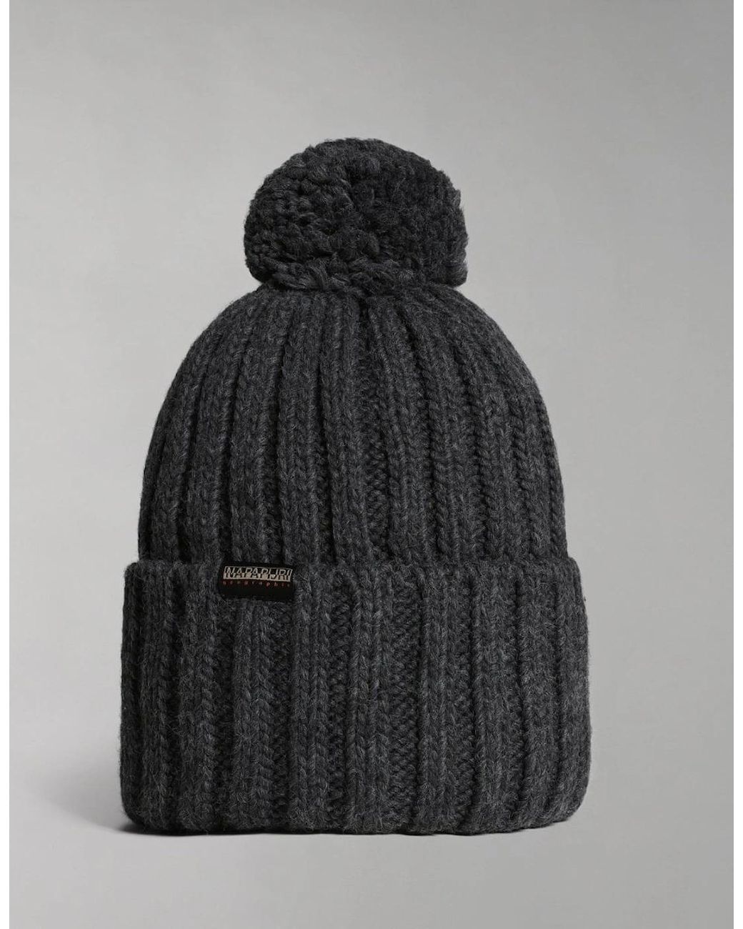 Napapijri Black Fea 2 Bobble Hat