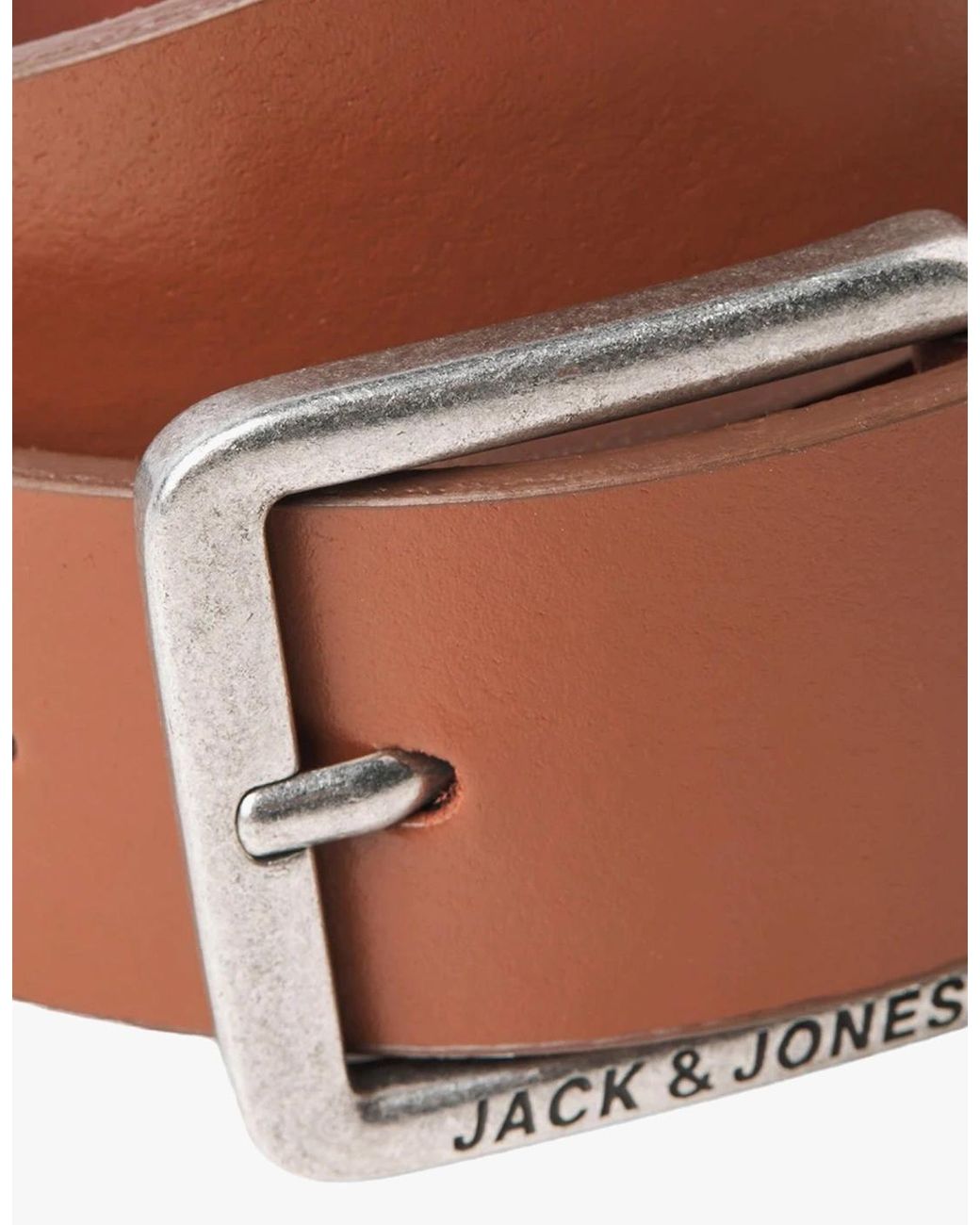Jack & Jones Brown Espo Belt Cognac for men