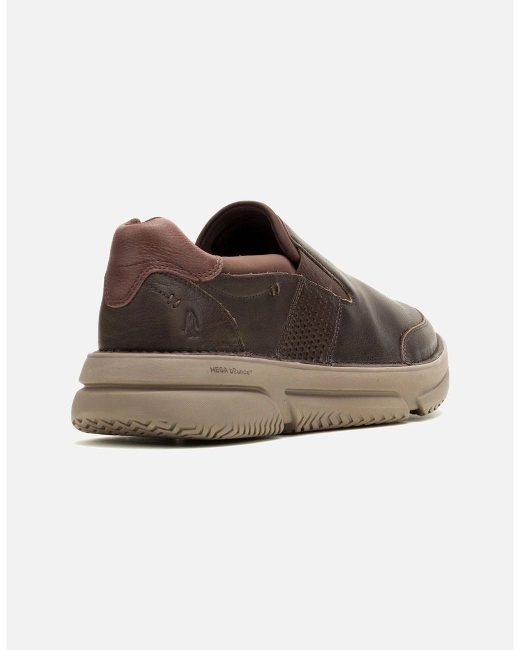 Hush Puppies Brown Baylor Leather Loafers for men