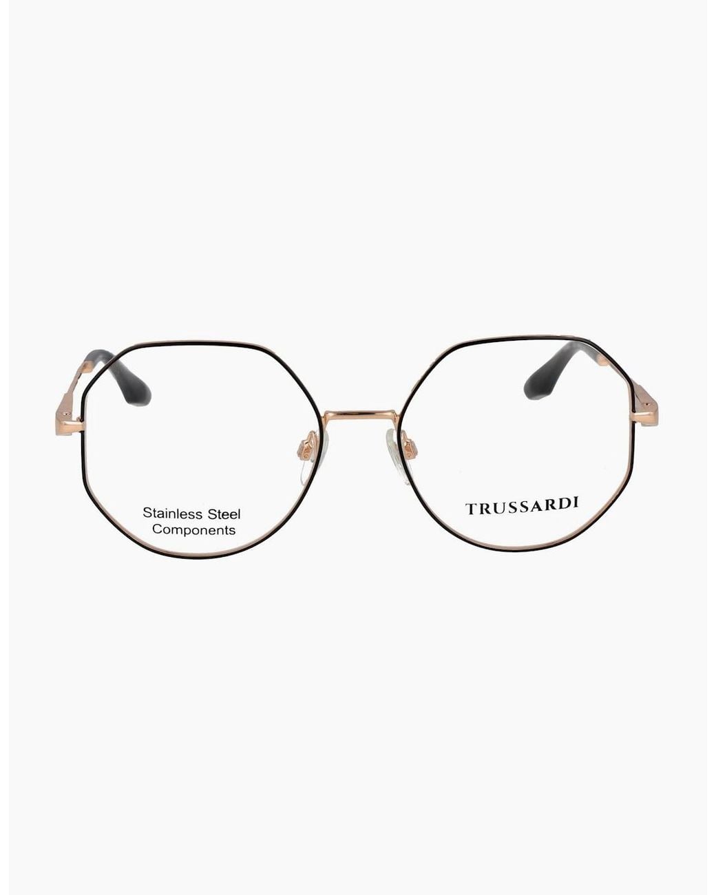 Trussardi Metallic Optical Frame Tsw1042 09A 53