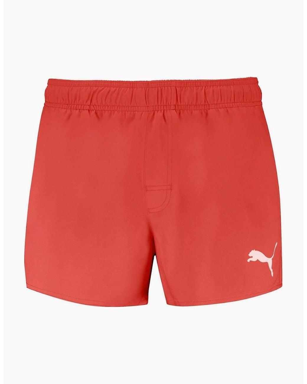 PUMA Red Swim Sht Sh for men