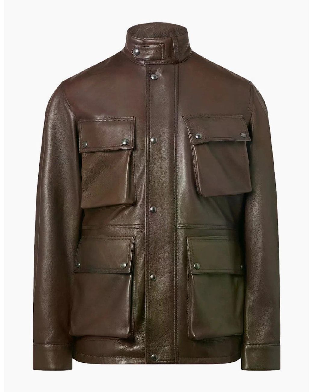 Belstaff Brown Competitor Jacket Dark Maple for men