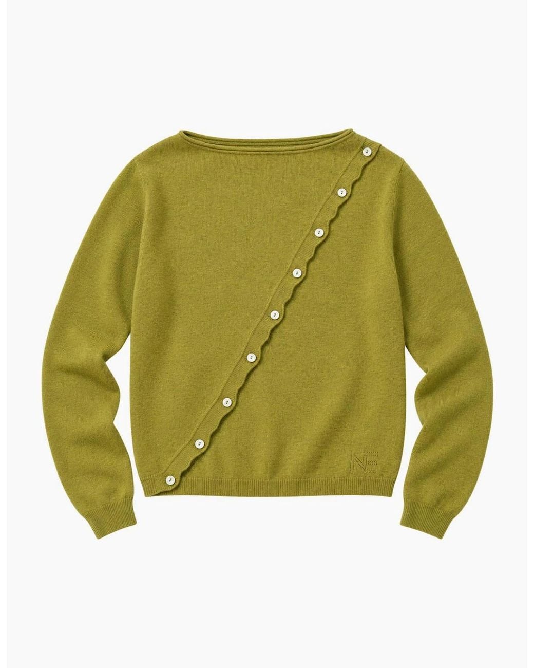 No Emotions UK Green Alma Cardigan