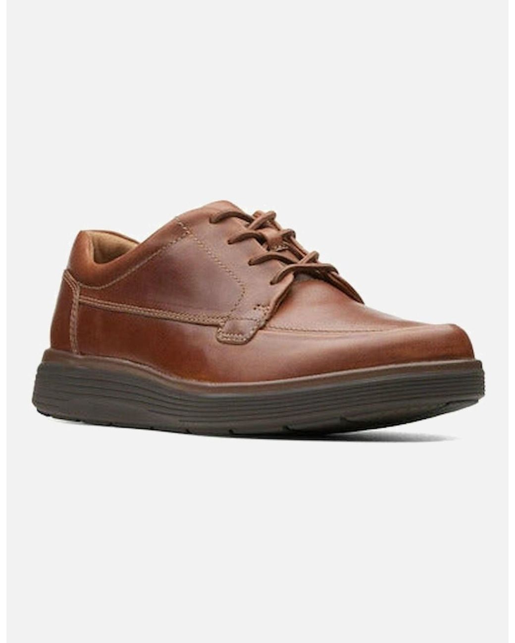 Clarks Brown Un Abode Ease Dark Tan Extra Wide for men