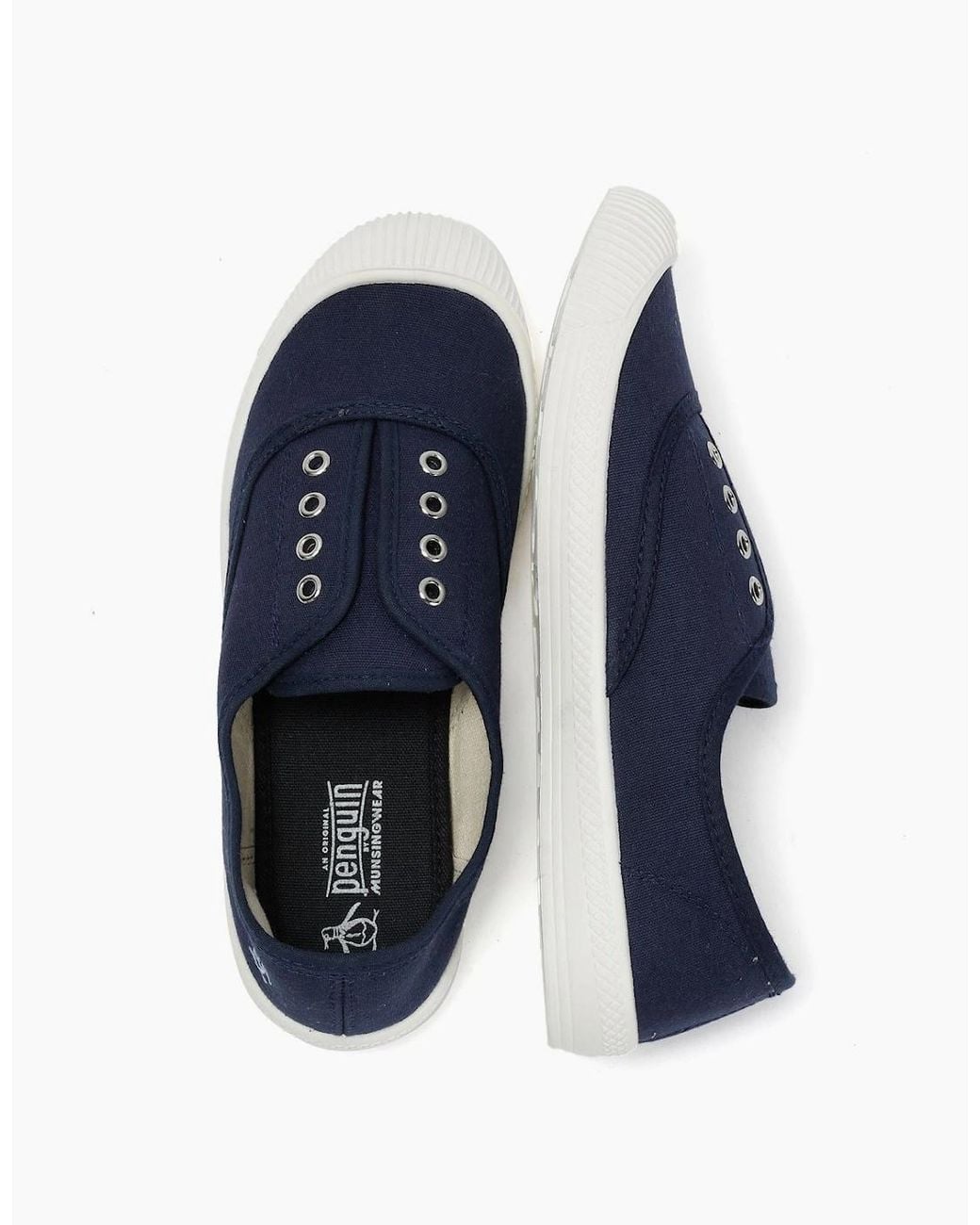 Original Penguin Blue Penguin Anita Canvas Pumps