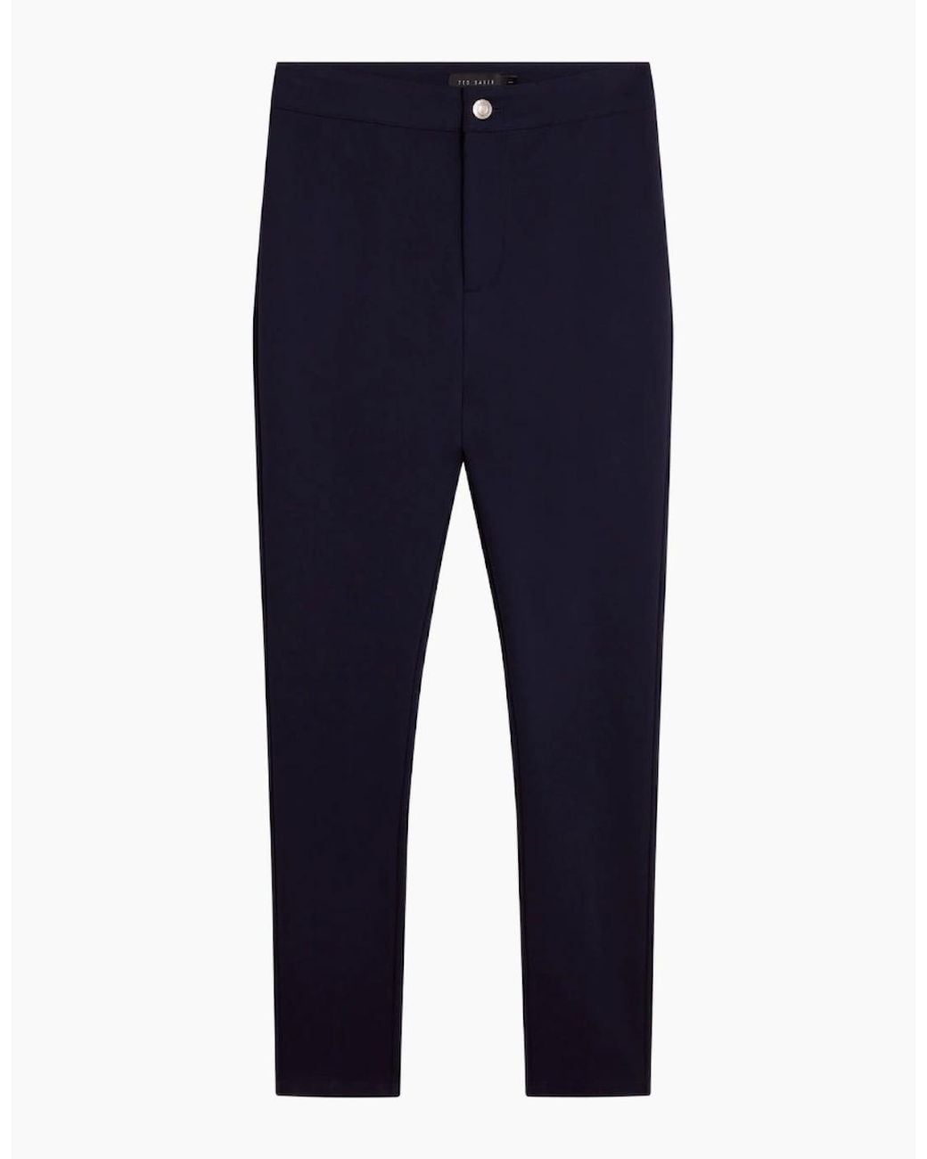 Ted Baker Blue Felinda Fly Front Stretch Leggings
