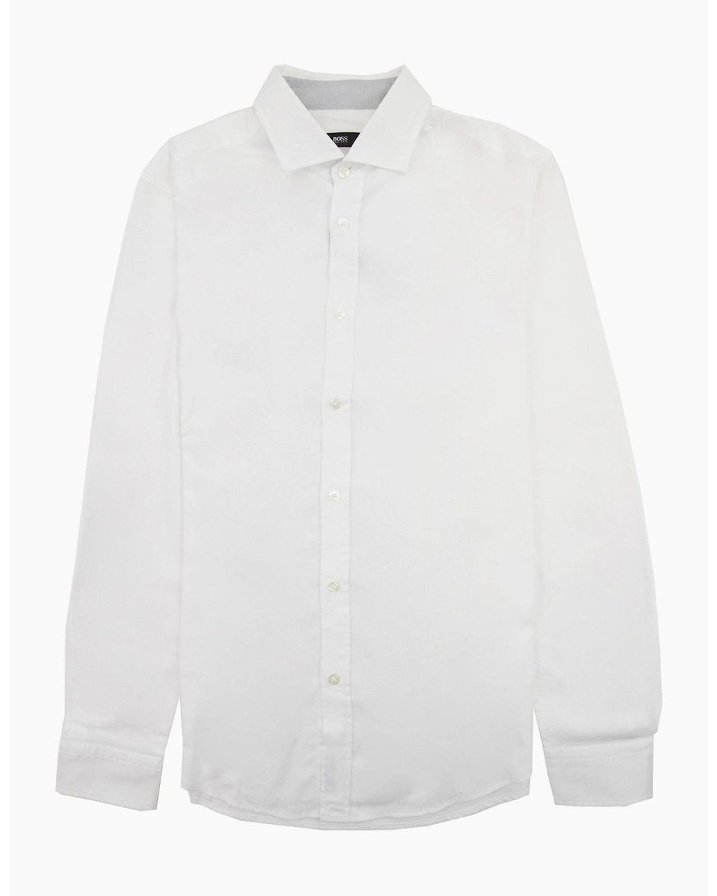 Boss White Ridley_2 Pure Cotton Shirt for men