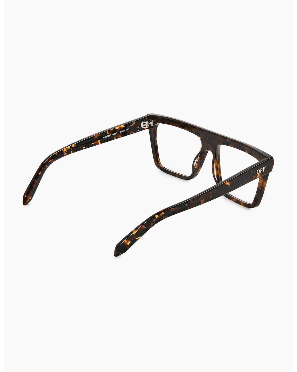Off-White c/o Virgil Abloh Brown Off Eyewear Style 83 for men