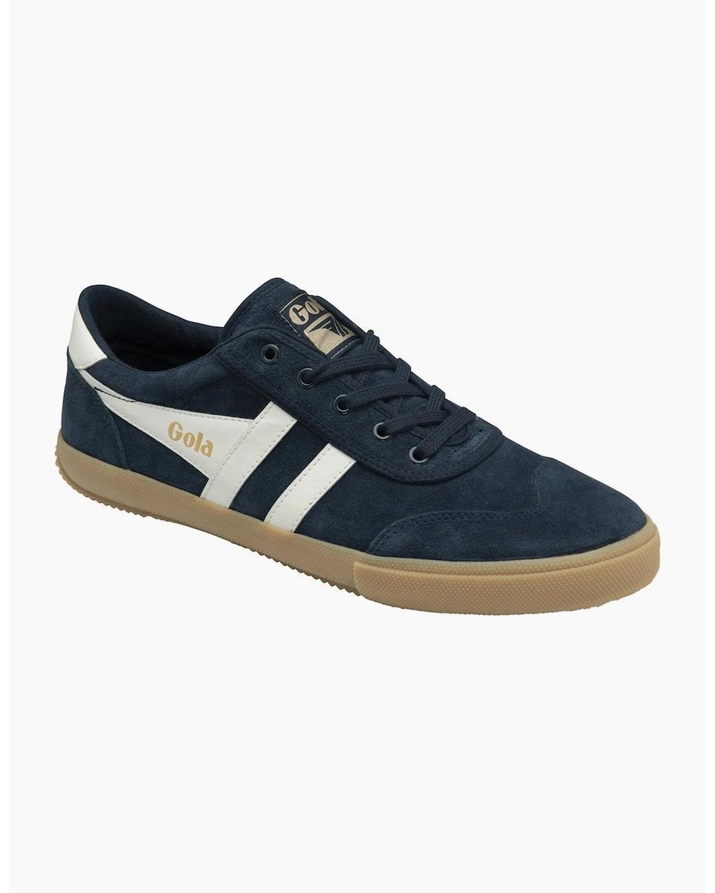 Gola Blue Badminton Suede Trainers for men