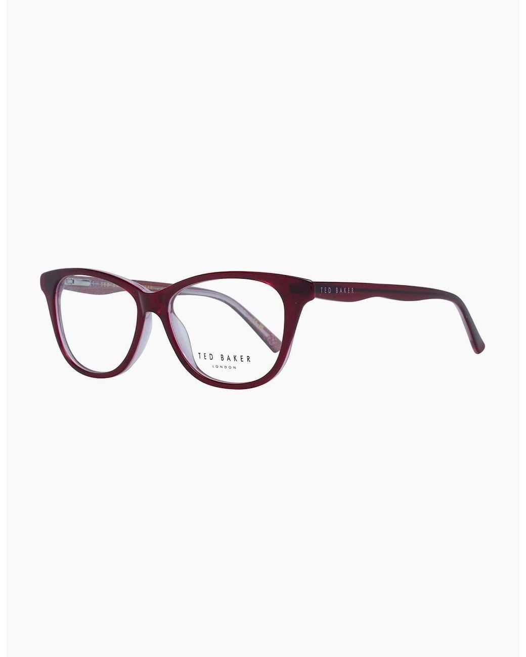 Ted Baker Red Optical Frame Tbb992 201 49 for men
