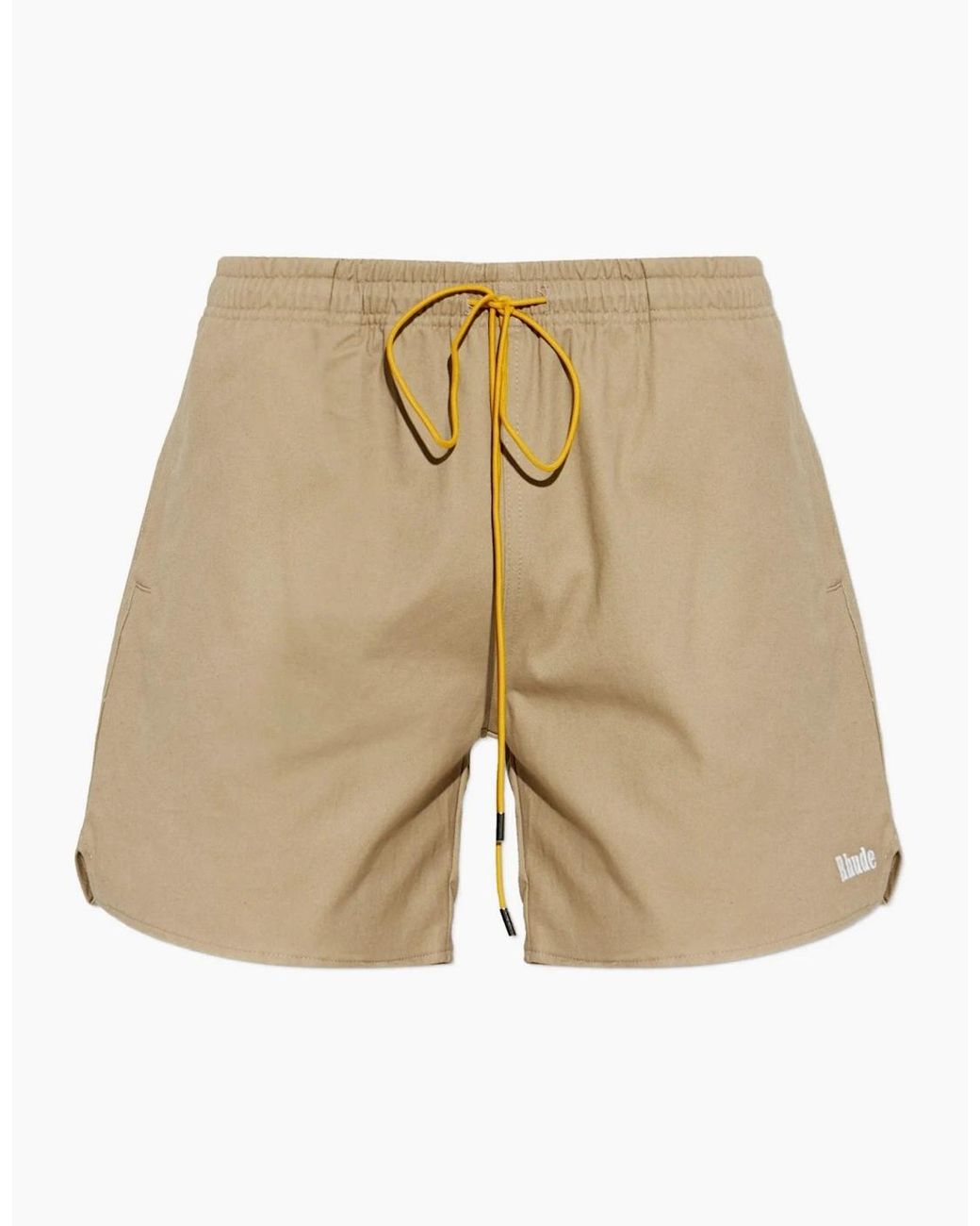 Rhude Natural Moonlight Classic Shorts for men