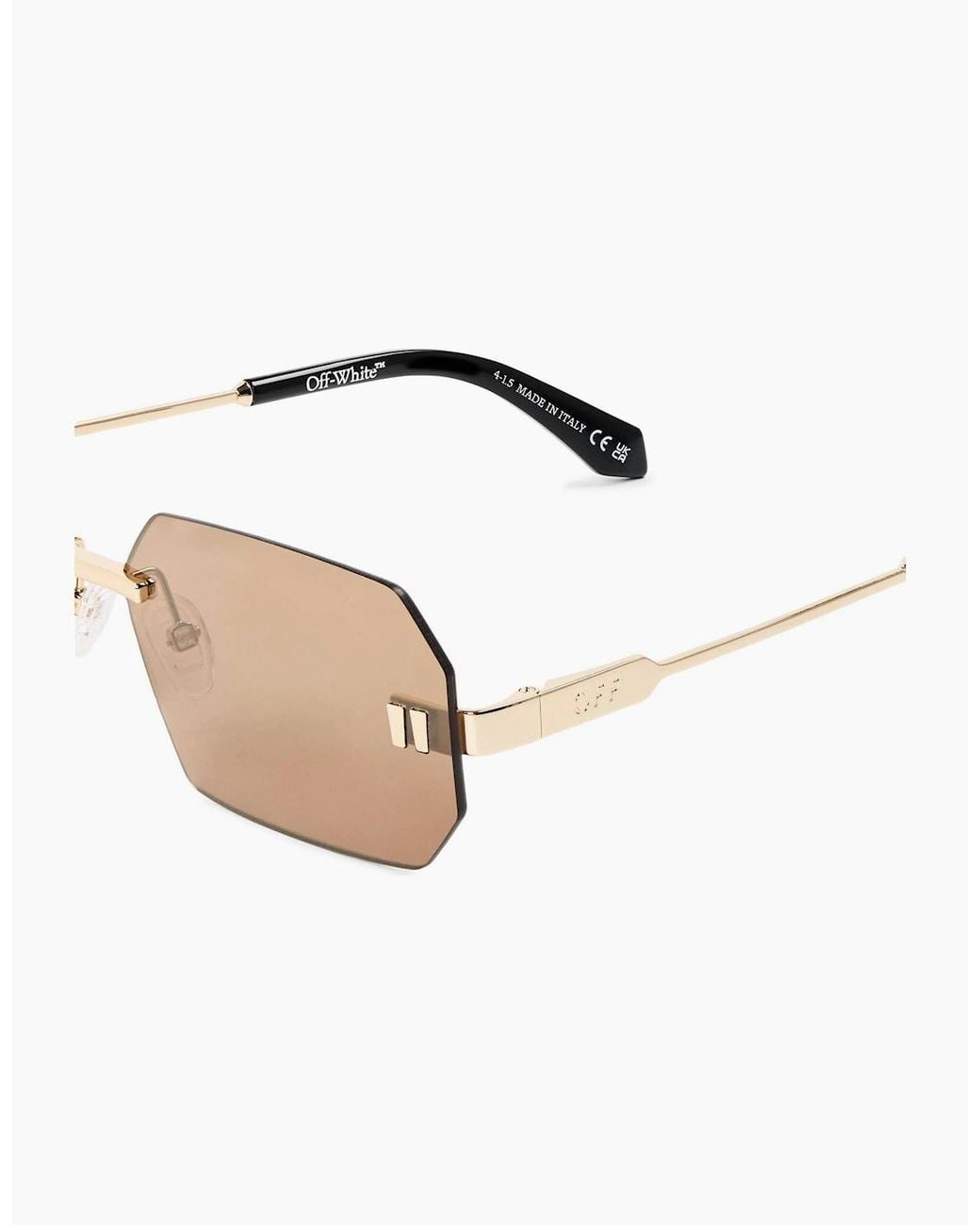 Off-White c/o Virgil Abloh Metallic Off Independance Sungl for men