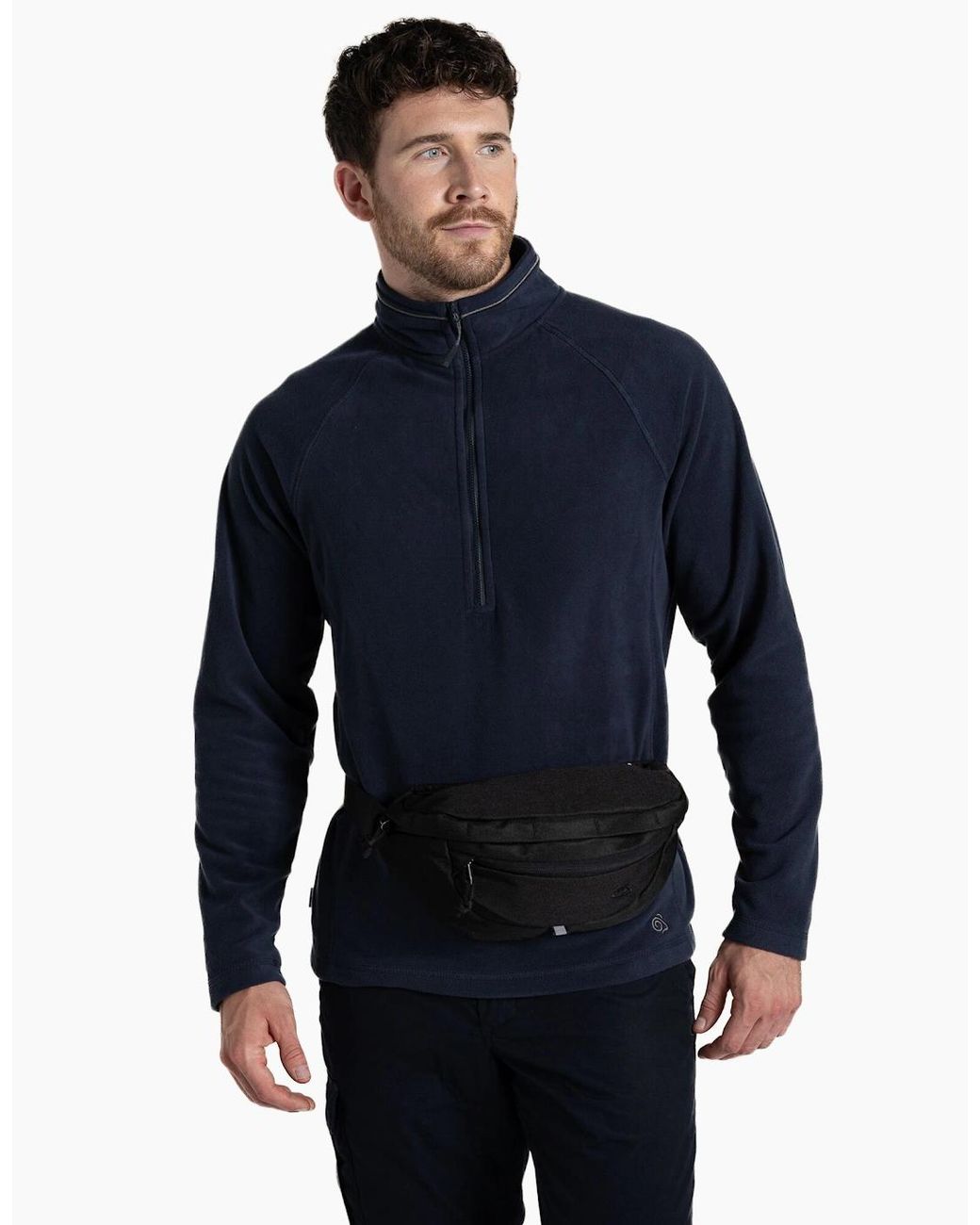 Craghoppers Black Kiwi Waist Bag for men