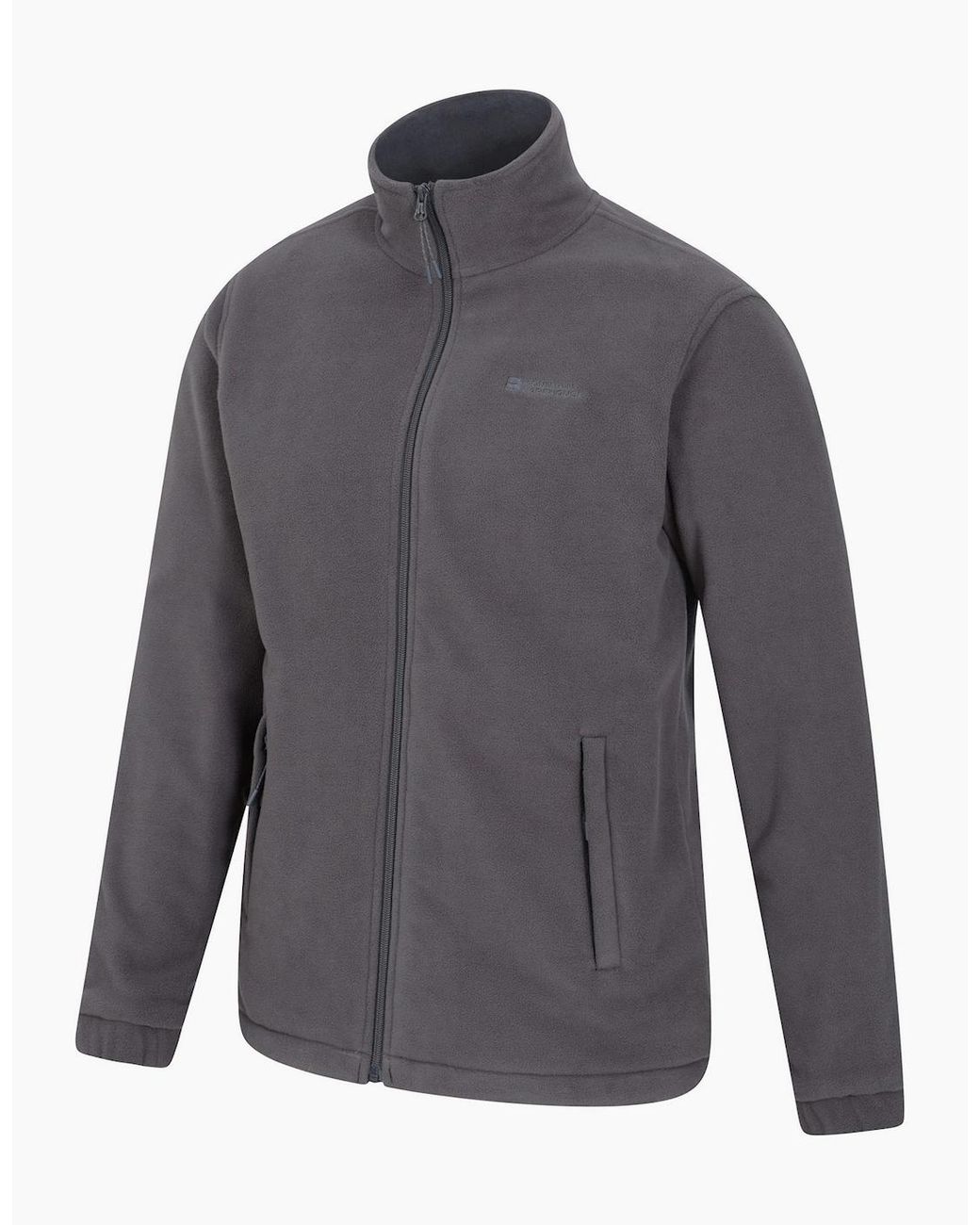 Mountain Warehouse Gray Bernard Ii Windproof Fleece Jacket for men