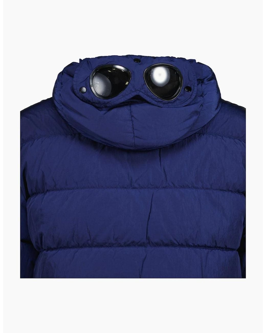 C P Company Blue Eco-Chrome R Goggle Jacket Estate for men