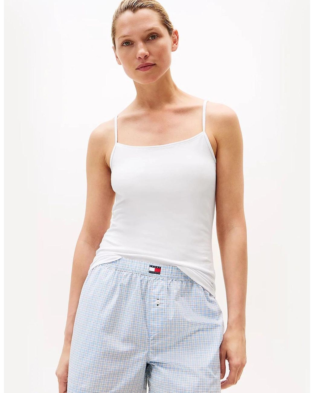 Tommy Hilfiger Black Cami Tank Top Multicoloured
