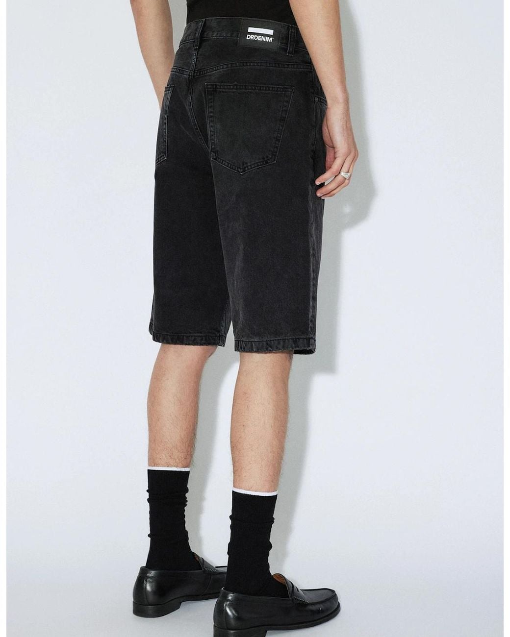 Dr. Denim Black Omar Denim Shorts