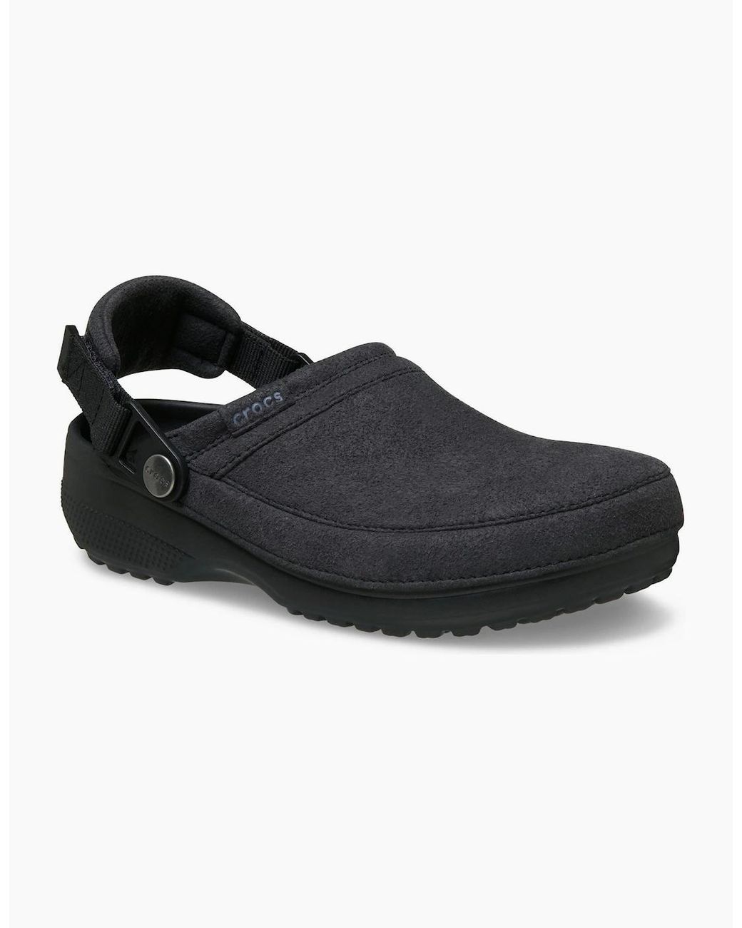 CROCSTM Black Classic Crafted Vegan Textile Blend Clogs