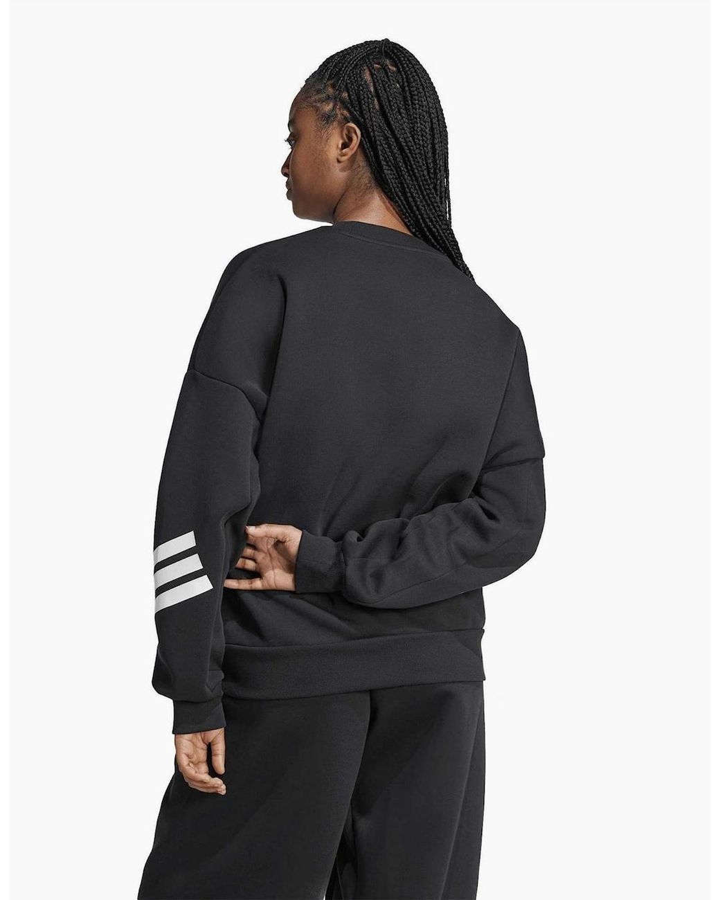 Adidas Black Crew Neck Sweatshirt
