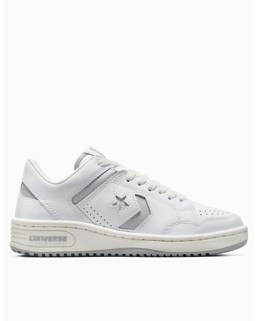 Converse White Adults Weapon Leather High Top Trainers for men