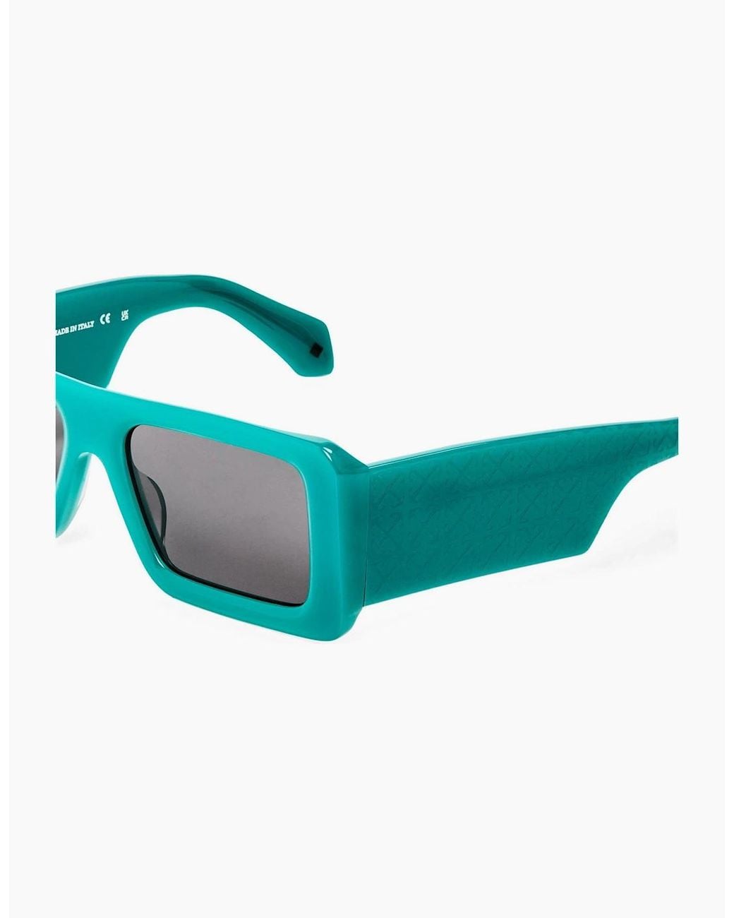 Off-White c/o Virgil Abloh Blue Off Troy Sunglasses for men