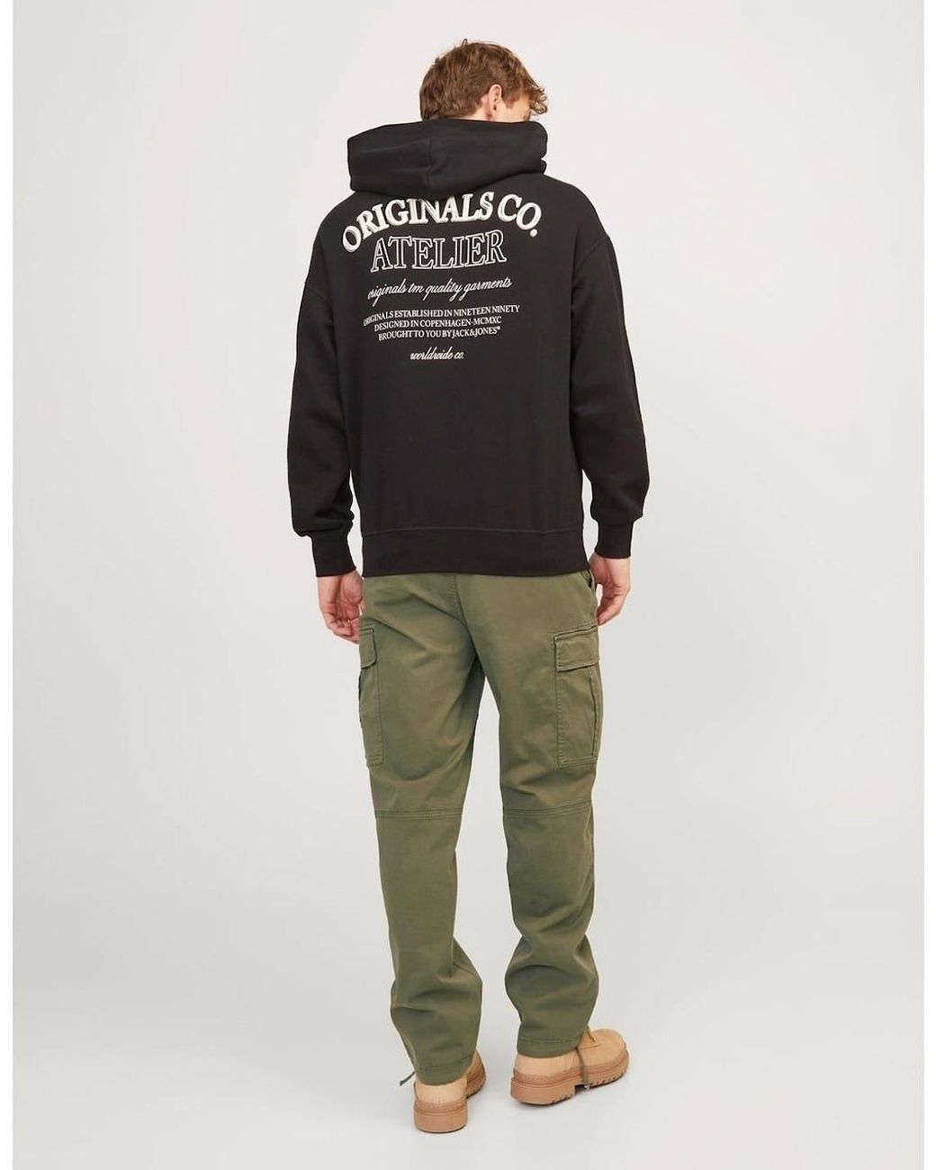 Jack & Jones Green Harlow Cargo Trouser for men