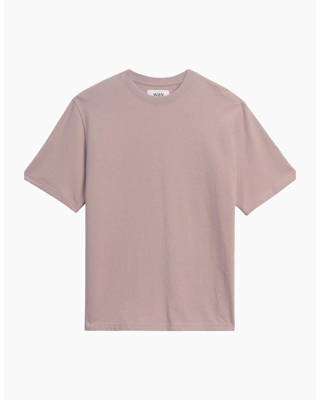 Wax London Pink Dean Jolt Slub T-Shirt for men