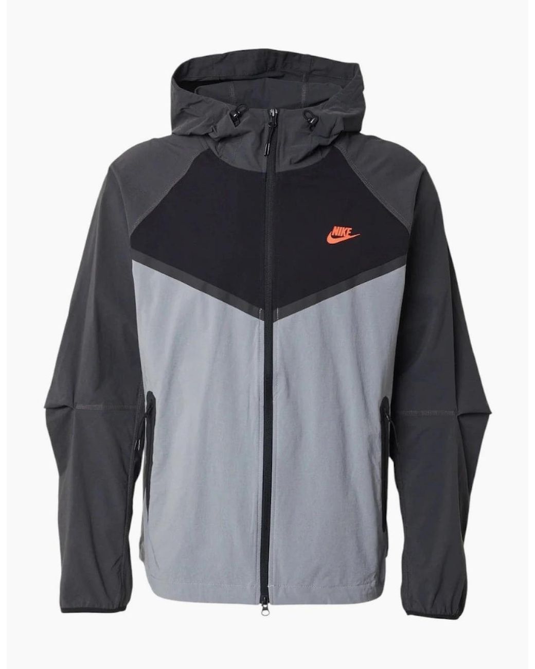 Nike Gray Tech Windrunner Woven Smoke Jacket for men