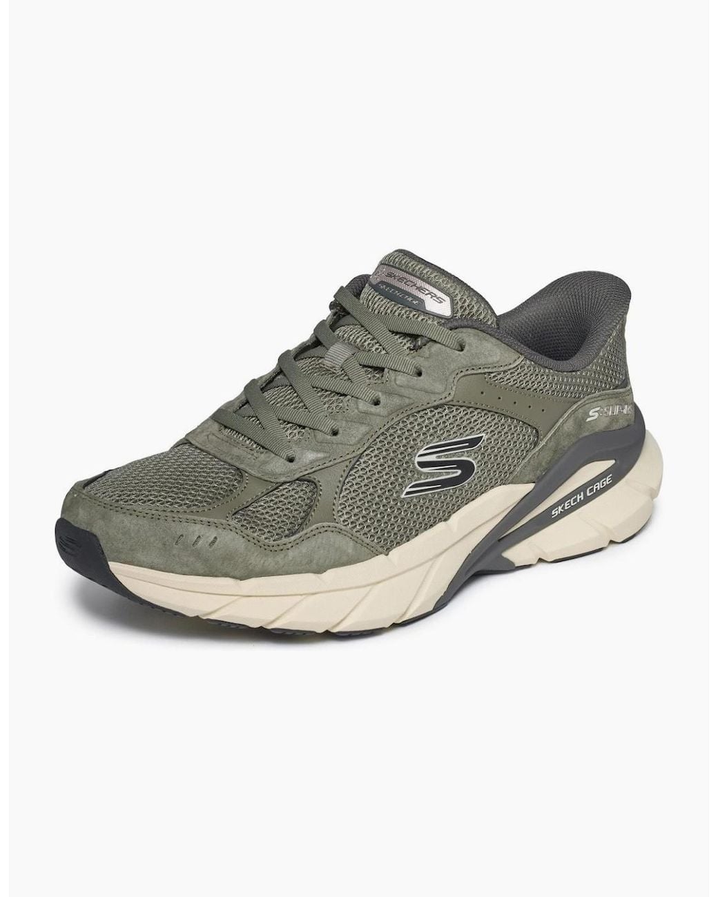Skechers Green Skech Cage Lexon Trainers for men