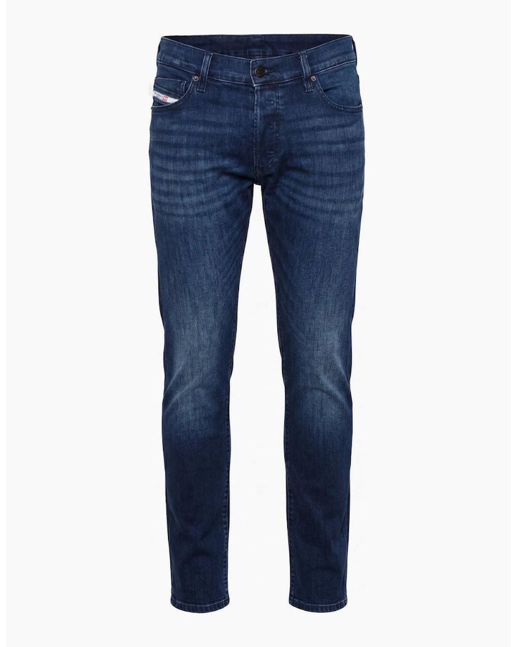 DIESEL Blue Tepphar-X Dark Denim Jeans for men