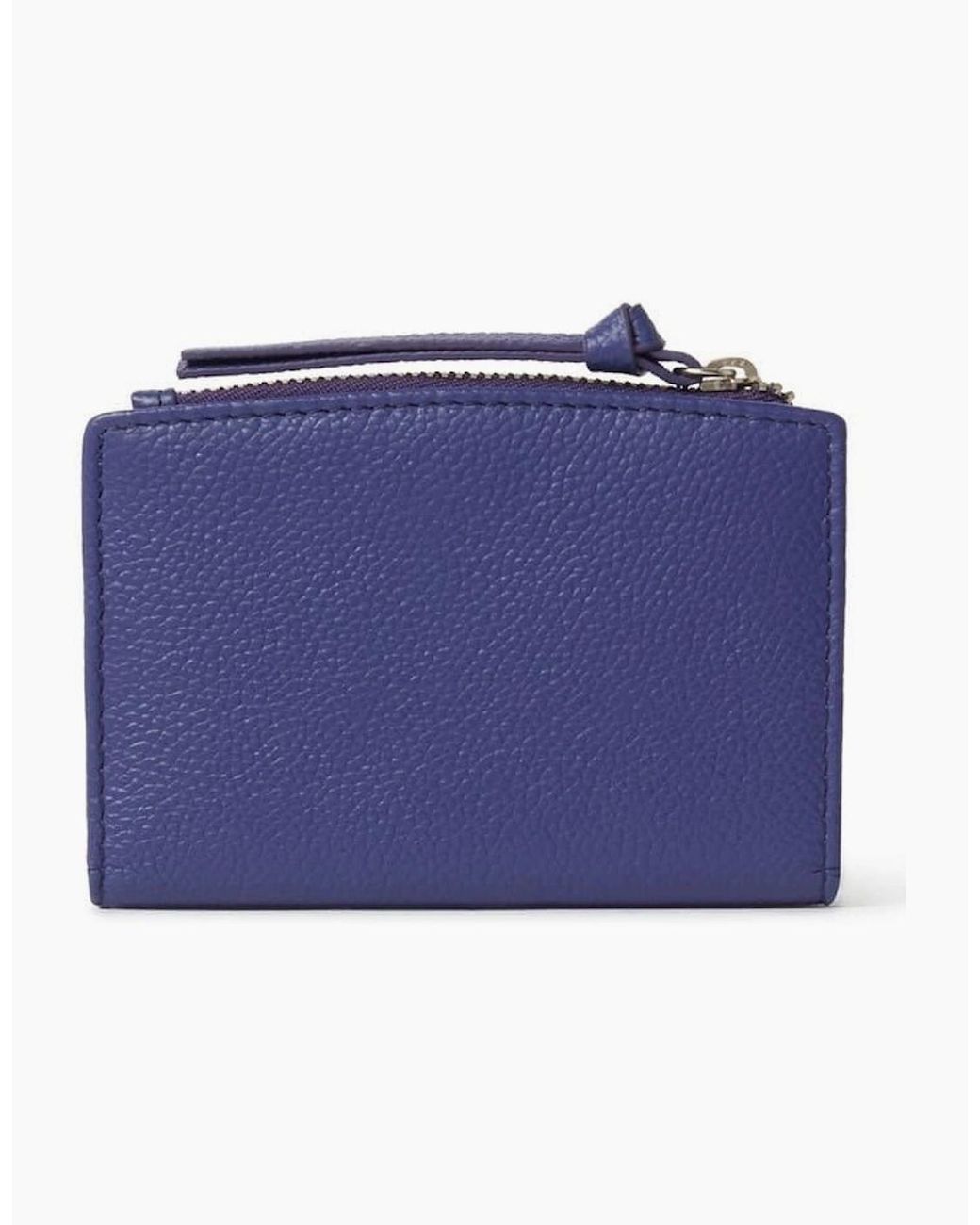 Osprey Blue London Molly Curved Bi Fold Leather Card Holder
