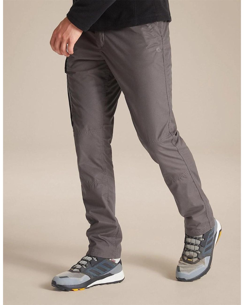 Craghoppers Brown Crag Kiwi Slim Walking Trousers for men