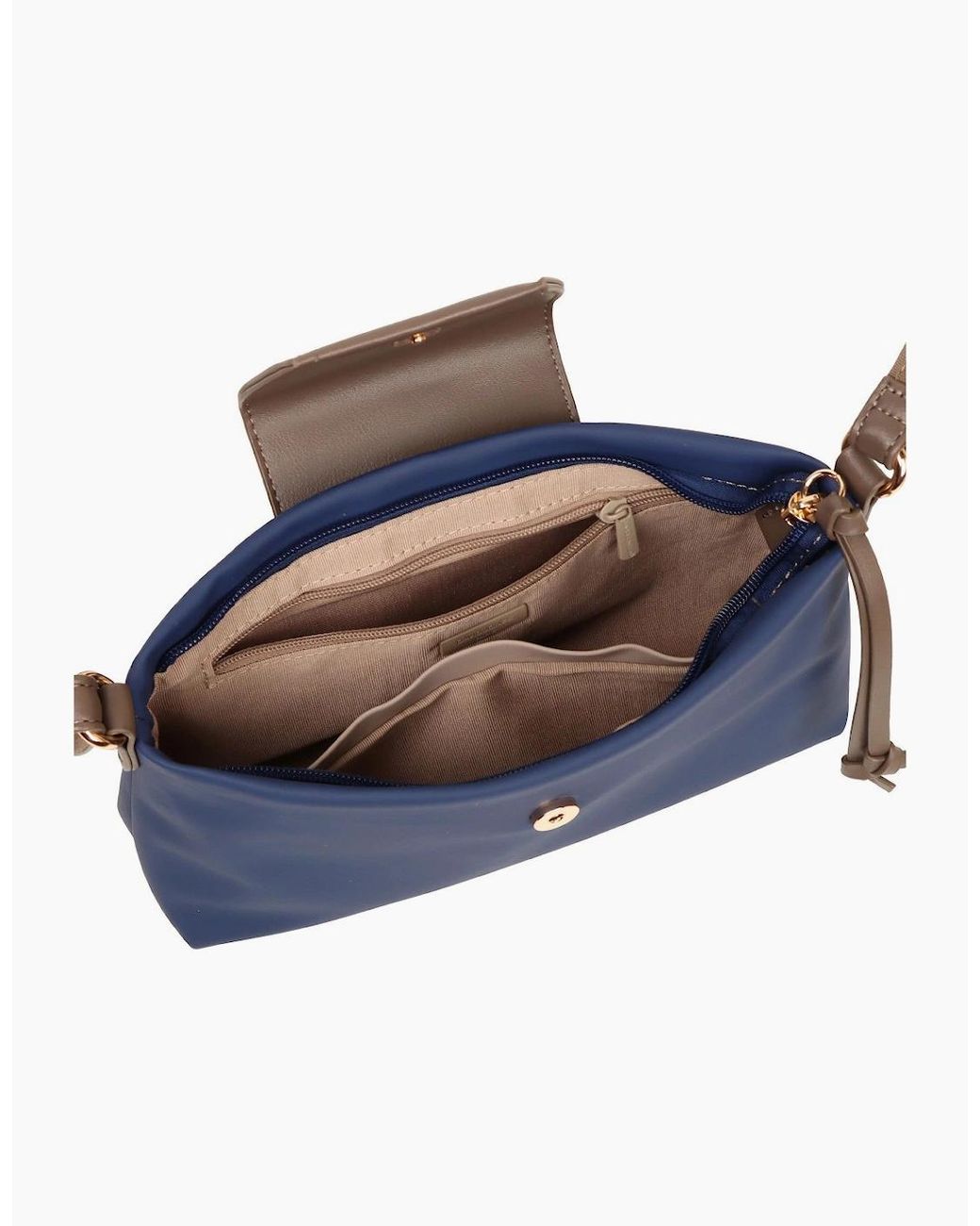 David Jones Blue Belfort Messenger Bag