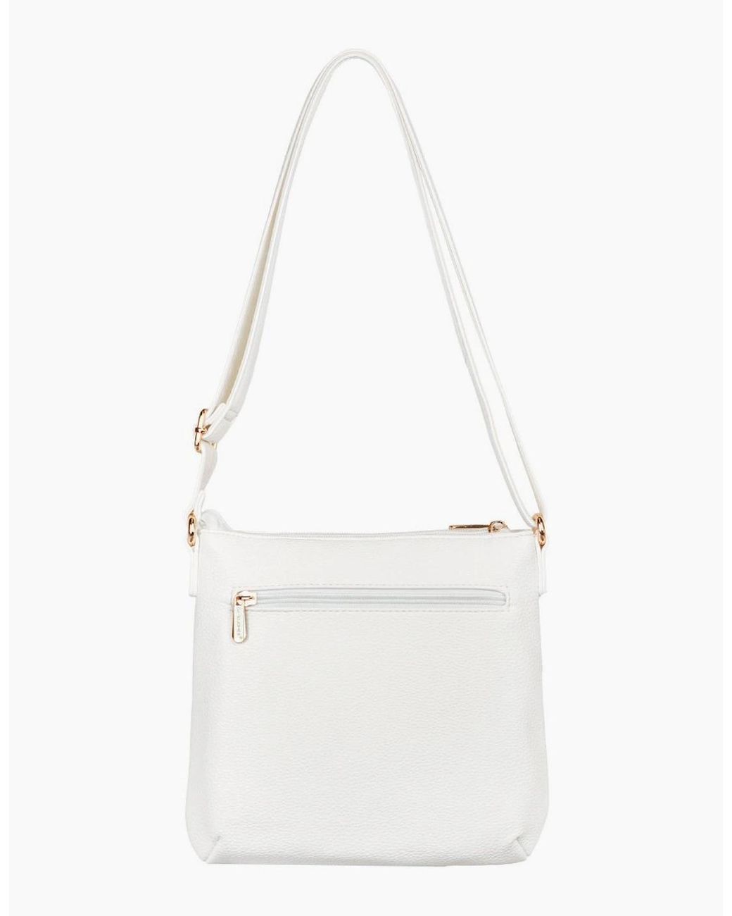 David Jones White Boat Ii Messenger Bag