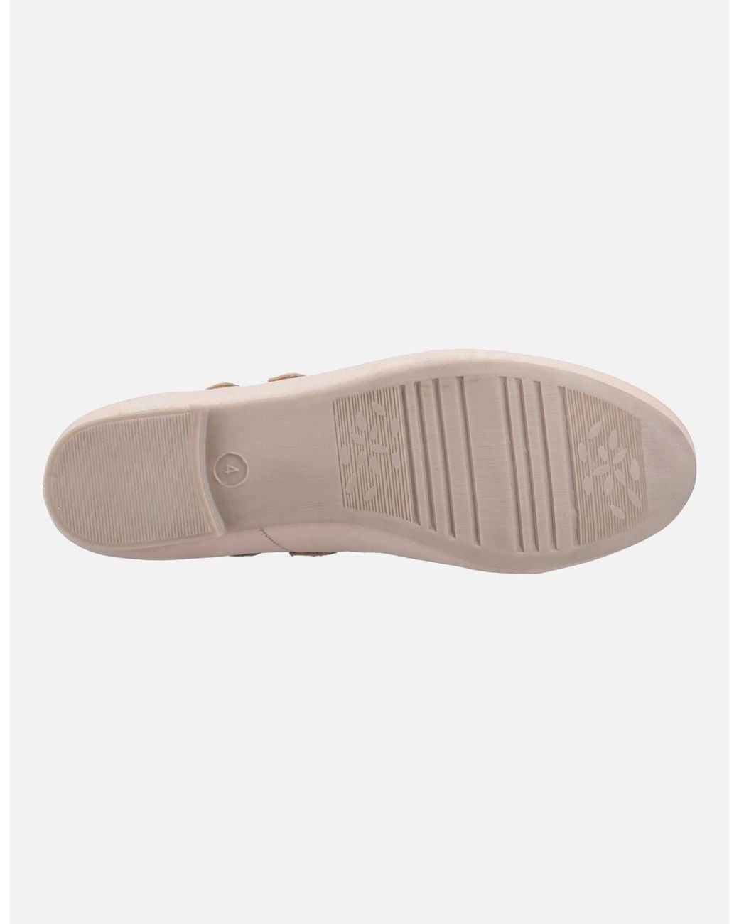 Hush Puppies Pink Nancy Mary Jane Leather Blush Flats