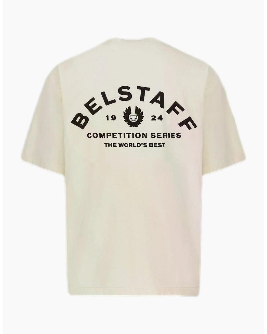 Belstaff White Competition T-Shirt A1-26 Chalk for men