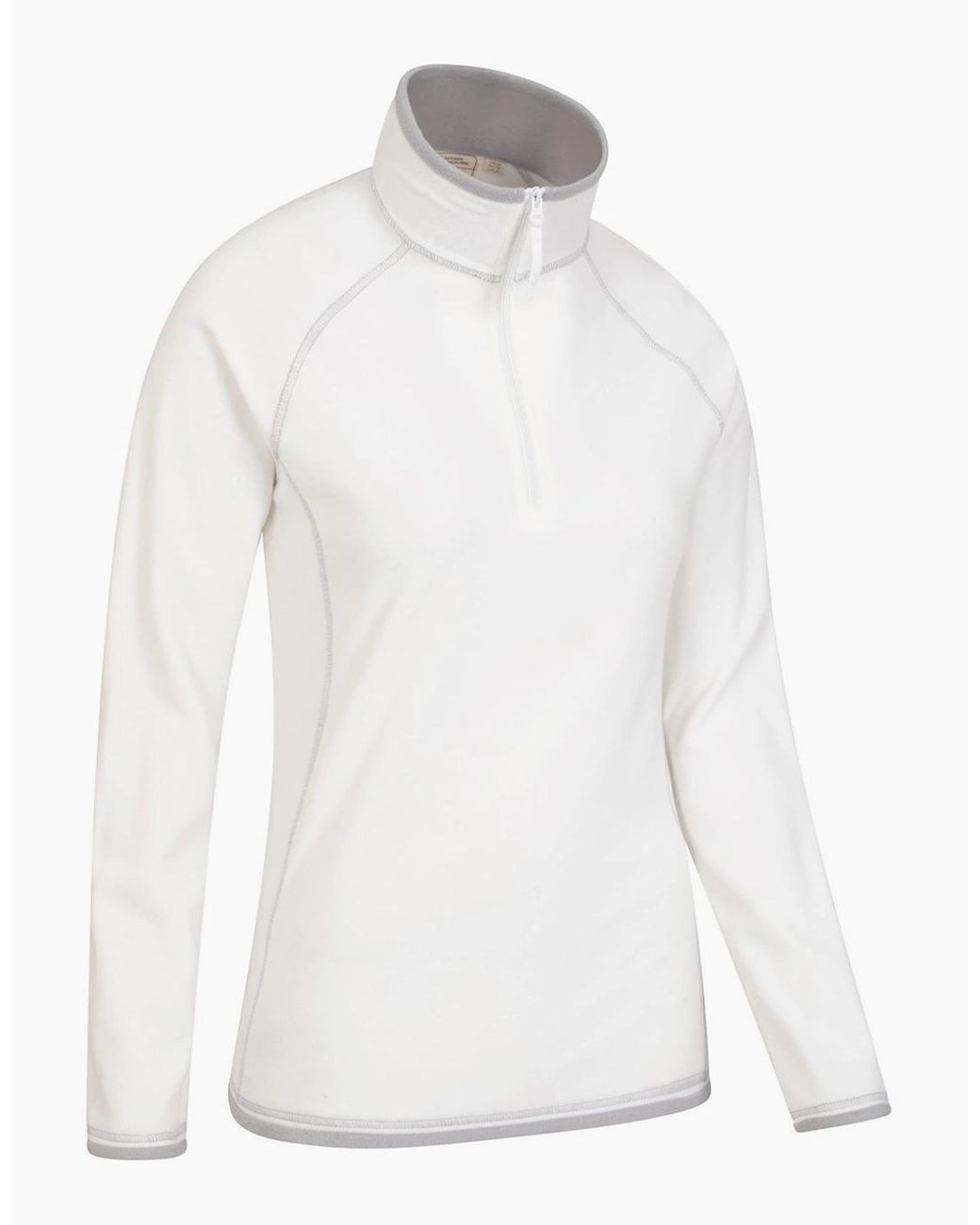 Mountain Warehouse Red Ladies Montana Half Zip Fleece Top