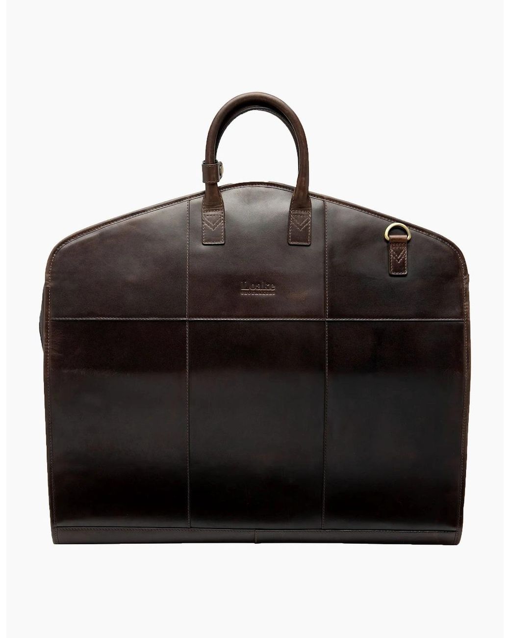 Loake Black London Suit Carrier Dark Leather for men